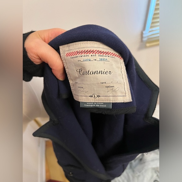 Cartonnier for Anthropologie Window Pane Blazer Jacket - Picture 4 of 5